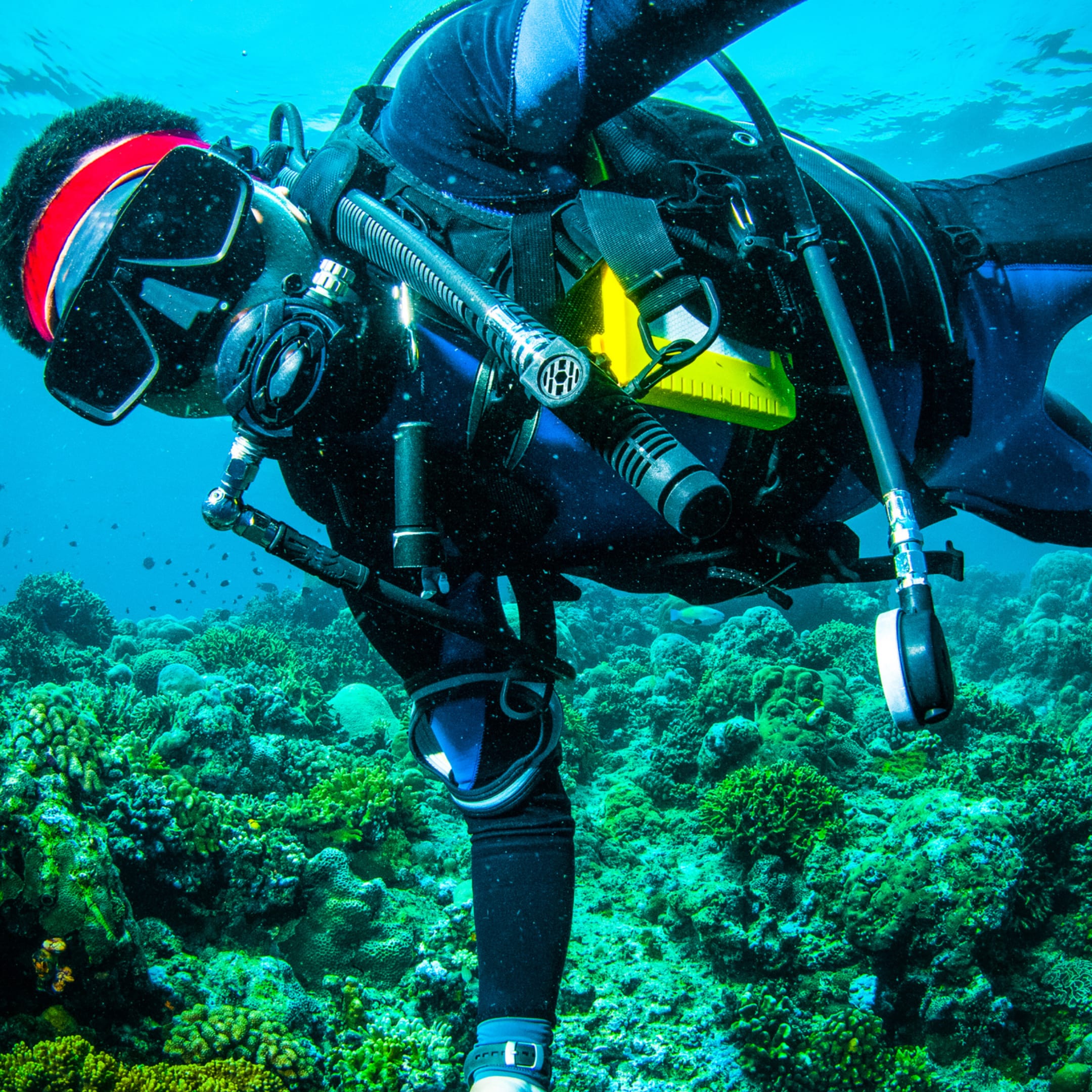 Baptême de plongée